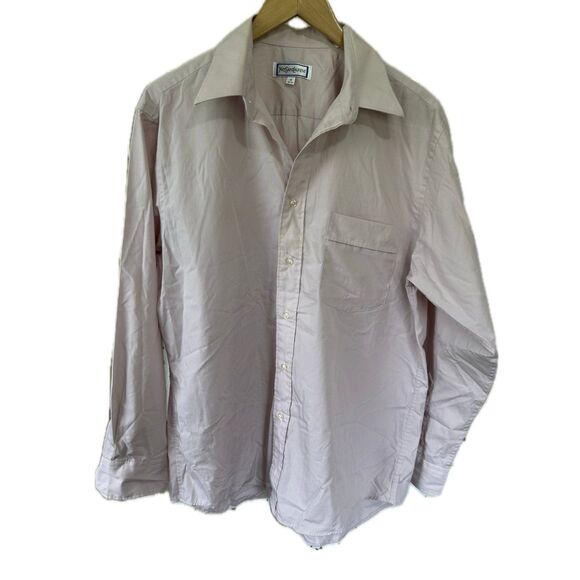Yves Saint Laurent YSL Men's Button Down Long Sleeve Collared Shirt 16 32-33 - Picture 1 of 5